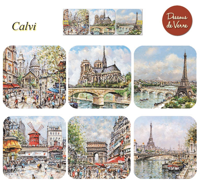Dessous de verres Paris Calvi